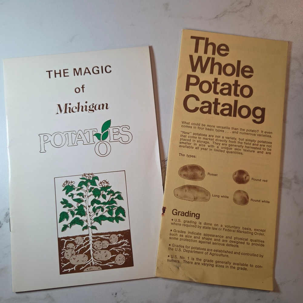 The Magic of Michigan Potatoes Recipe Booklet and Whole Potato Catalog 1984
